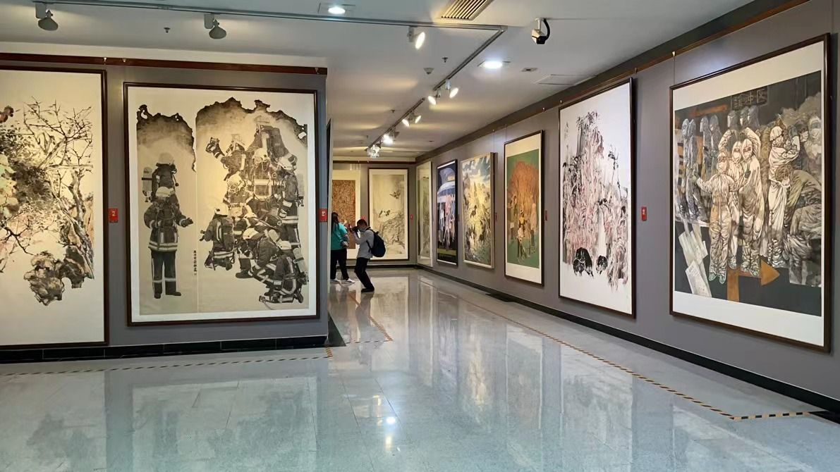 271幅畫卷共繪大灣區(qū)——'奮進(jìn)粵港澳大灣區(qū)'畫展在穗開幕